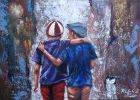 &#039;Walking with you&#039;<br />(70cm X 50cm)
