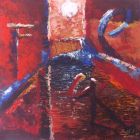 &#039;London 2012&#039; (50cm X 50cm)<br />Acrylic on canvas