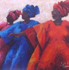 &#039;&#039;Afro Ladies&#039;&#039;<br /><br />(40cm X 40cm)<br /><br />SOLD
