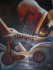 &#039;My Music&#039;  Mixed media on canvas (70cm X 90cm)  SOLD